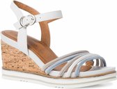 Tamaris Dames Sandaaltje 1-1-28333-26 103 wit Maat: 38 EU