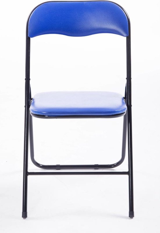 CLP Felix Set van 4 klapstoelen blauw/zwart