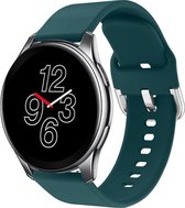 iMoshion Siliconen Smartwatch Bandje voor de OnePlus Watch - Donkergroen