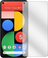 dipos I 2x Beschermfolie helder geschikt voor Google Pixel 5 Folie screen-protector (expres kleiner dan het glas omdat het gebogen is)