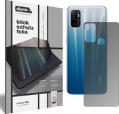 dipos I Privacy-Beschermfolie mat compatibel met Oppo A53 (2020) Achterkant Privacy-Folie screen-protector Privacy-Filter (expres kleiner dan het glas omdat het gebogen is)