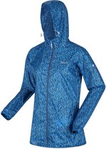 Regatta Regenjas Bloemen Dames Polyester Blauw Maat 46