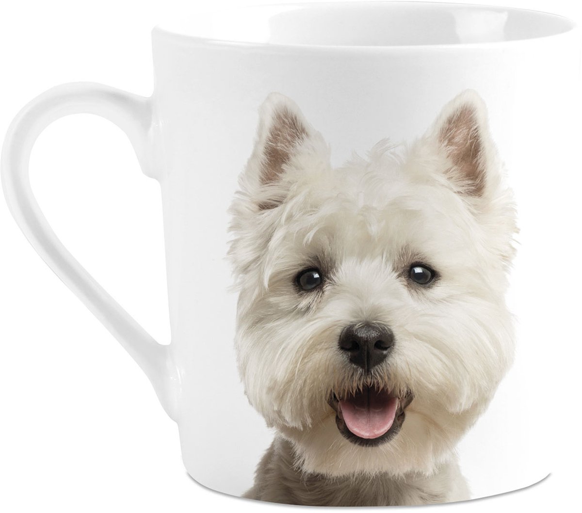 Plenty Gifts Mok I Love Westie 240 Ml Porselein Wit