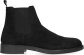 Sacha - Heren - Zwarte suède chelsea boots - Maat 43