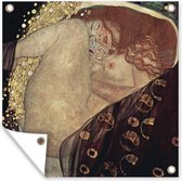 Tuinposters Danaë - Gustav Klimt - 50x50 cm - Tuindoek - Buitenposter