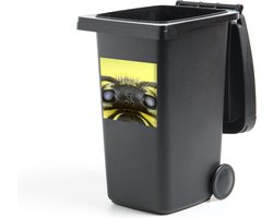 Container sticker Wesp - Insecten - Geel - 40x40 cm - Kliko sticker