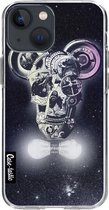 Casetastic Apple iPhone 13 mini Hoesje - Softcover Hoesje met Design - Mechanic Skull Print