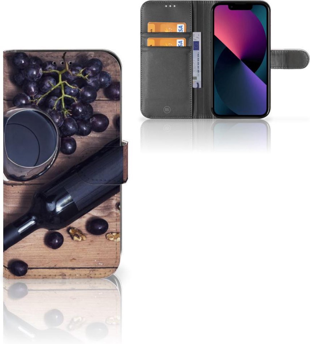 Apple iPhone 13 Book Cover Wijn