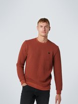 No Excess Mannen Sweater Stone Red XL