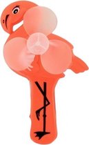 handventilator Flamingo junior 15 cm zalmroze