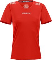 Masita | Sportshirt Dames Korte Mouw - Climatech Stevig & Ademend - Teamlijn Porto - RED/WHITE - 38