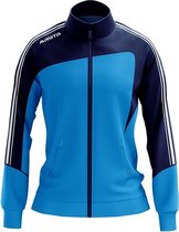 Masita | Trainingsjack Dames - Forza Sportvest - Warm bij Koud weer - Steekzakken - SKY/NAVY BLUE - 46