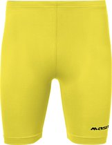 Masita | Slidingbroek Voetbal Heren & Dames - Slidingshort - Tight - Dry-Comfort Ademend Vochtregulerend - YELLOW - 140