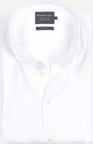 Steppin' Out Herfst/Winter 2021  Brushed Cotton Cutaway Mannen - Regular Fit - Katoen - Wit (L)