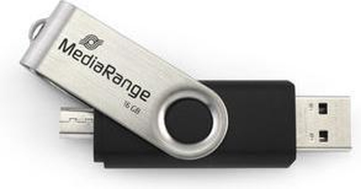 MediaRange USB-Stick 32 GB USB combo met Micro USB