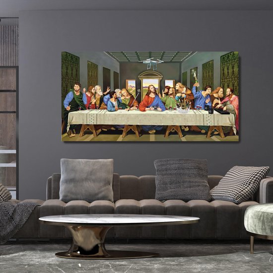 Laatste avondmaal 120 x 60  - Dibond