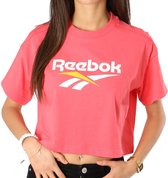 Reebok Cl V Bijgesneden T-shirt Vrouwen roos M