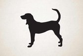 Silhouette hond - Perro Fino Colombiano - M - 60x64cm - Zwart - wanddecoratie
