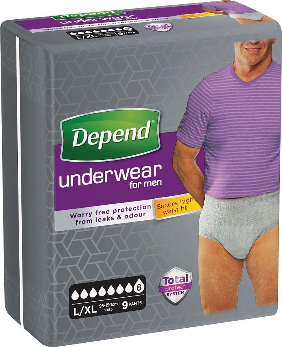 Depend for Men Pants Super L/XL (1981) - Depend