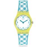 Swatch - Picmika LJ112 dames horloge - 25 mm - Geel