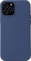 Mobigear Hoesje geschikt voor Apple iPhone 13 Siliconen Telefoonhoesje | Mobigear Rubber Touch Backcover | iPhone 13 Case | Back Cover - Marineblauw