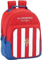 Schoolrugzak Real Sporting de Gijón Wit Rood