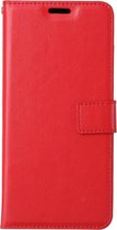 Bookcase Geschikt voor: OnePlus Nord 2 5G - Rood - portemonnee hoesje
