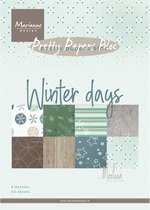 Marianne Design Pretty papers bloc Winter days by Marleen