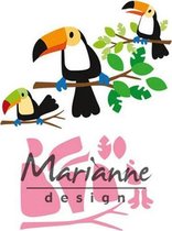 Marianne Design Collectables Snij en Embosstencil - Eline's Toukan