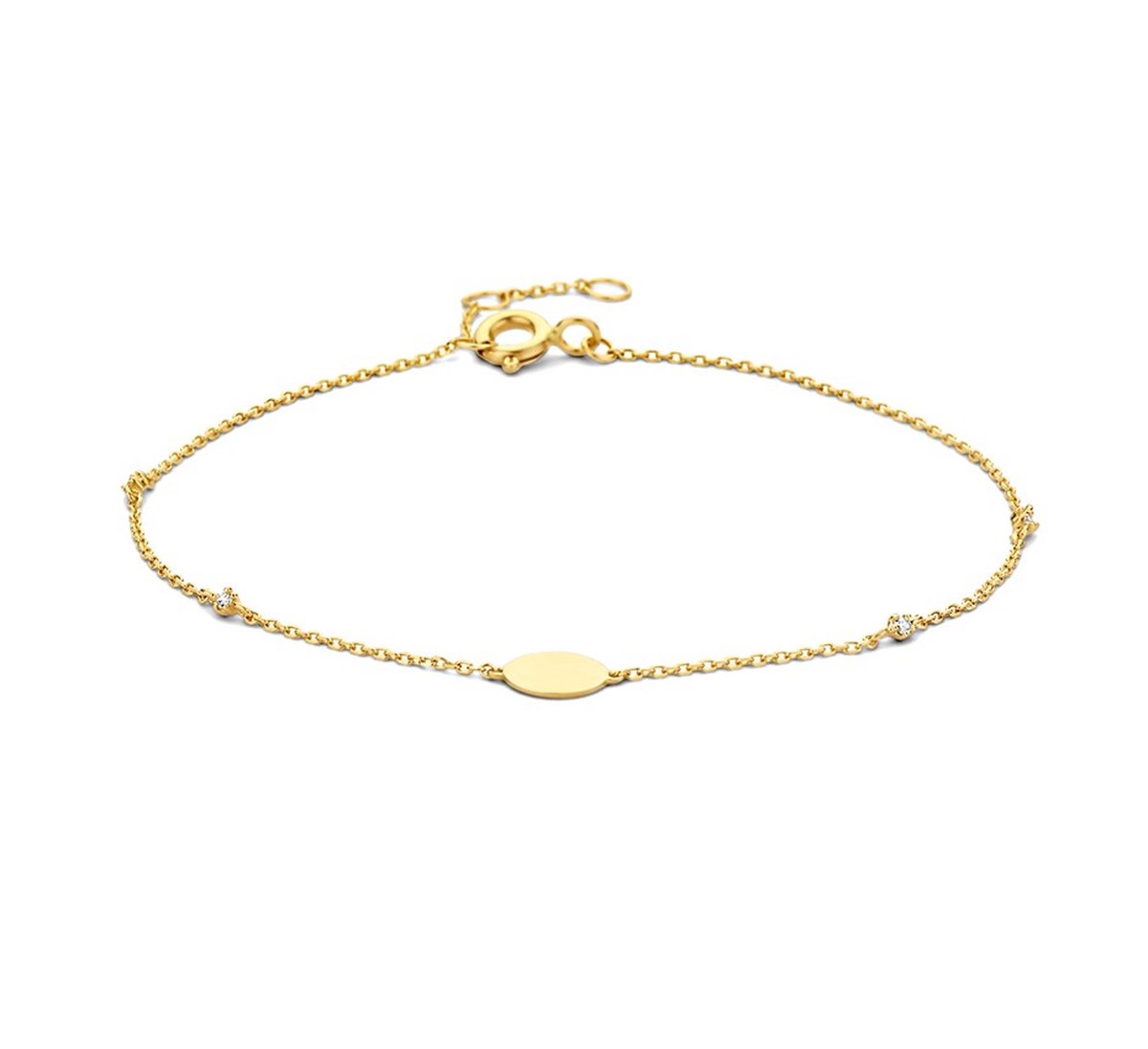 Geelgouden Armband zirkonia 0 4023694