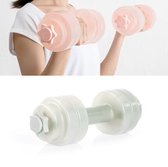 Dames Home Fitness Waterinjectie Halter Arm Spier Trainingsapparaat Draagbare fitnessapparatuur (transparant lichtgrijs)