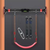 Cross-Type Base Horizontale Bar Deur Frame Pull-Ups Indoor Fitnessapparatuur Gratis Ponsen Kinderen Hanger, Specificatie: Voor 90-120cm Deur Frame + Swing