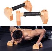 1 paar push-ups beugel houten enkele parallelle staven omgekeerd frame, specificatie: 25cm