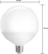 LED lamp - XL G120 E27 - 16W vervangt 160W -  6000K daglicht wit