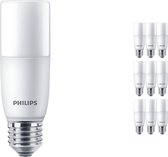 Voordeelpak 10x Philips Corepro LED E27 Tubular Stick Mat 9.5W 950lm - 830 Warm Wit | Vervangt 75W.