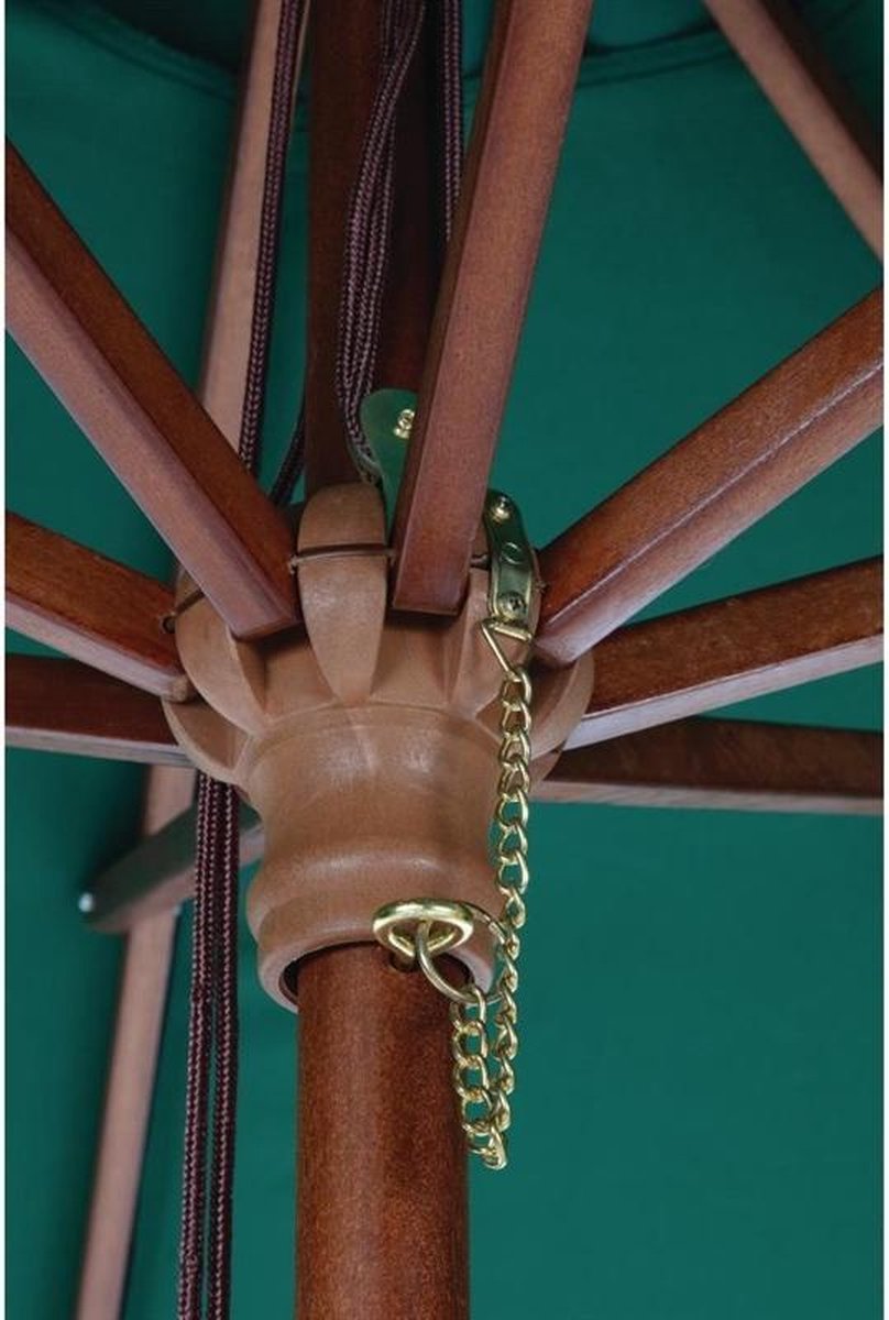 Bolero vierkante groene parasol 2,5 meter - GH989 - Nisbets De Leverancier voor de Horeca