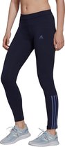 adidas - DK 3-Striped 7/8 Tights Women - Dames Legging - M - Blauw