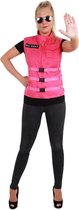S.O. W.H.A.T vest pink voor dames one size