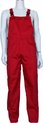 Top Rock Tuinoverall volw TB6535-009 poly/katoen - Rood - 56
