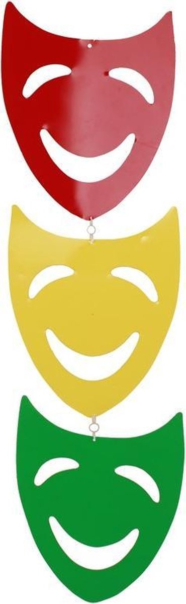 pvc hangmobiel maskers 36 cm