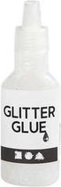 Glitterlijm, holografisch wit, 25 ml/ 1 fles