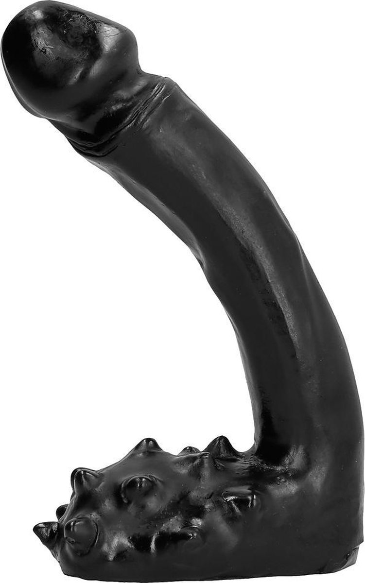 Goedkoopste All Black Zwarte dildo- 19 cm