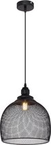 Moderne hanglamp - E27 fitting - Zwart - Mesh | Capitol