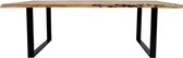 Eettafel SoHo - 240x100 cm - acacia/ijzer (H-MC-DT240)