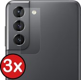 Samsung S21 Plus Screenprotector Glas Camera Protectie - Samsung Galaxy S21 Plus Camera Screen Protector - 3 PACK