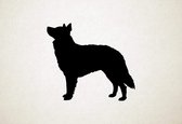 Mudi - Silhouette hond - XS - 25x28cm - Zwart - wanddecoratie