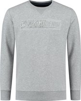Gabbiano Trui Sweater Met 3d Print 771753 Grey Melange 605 Mannen Maat - S
