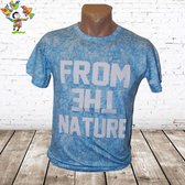 Jongens t-shirts Natur blauw 6 -s&C-110/116-t-shirts jongens