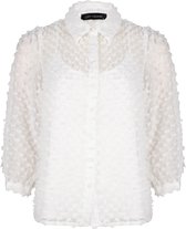 Lofty Manner Blouse Blouse Bowie Mo27 Off White Dames Maat - XS