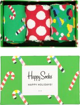Happy Socks - Unisex Sokken Christmas 3-Pack Gift Box - Multi - Maat 36-40